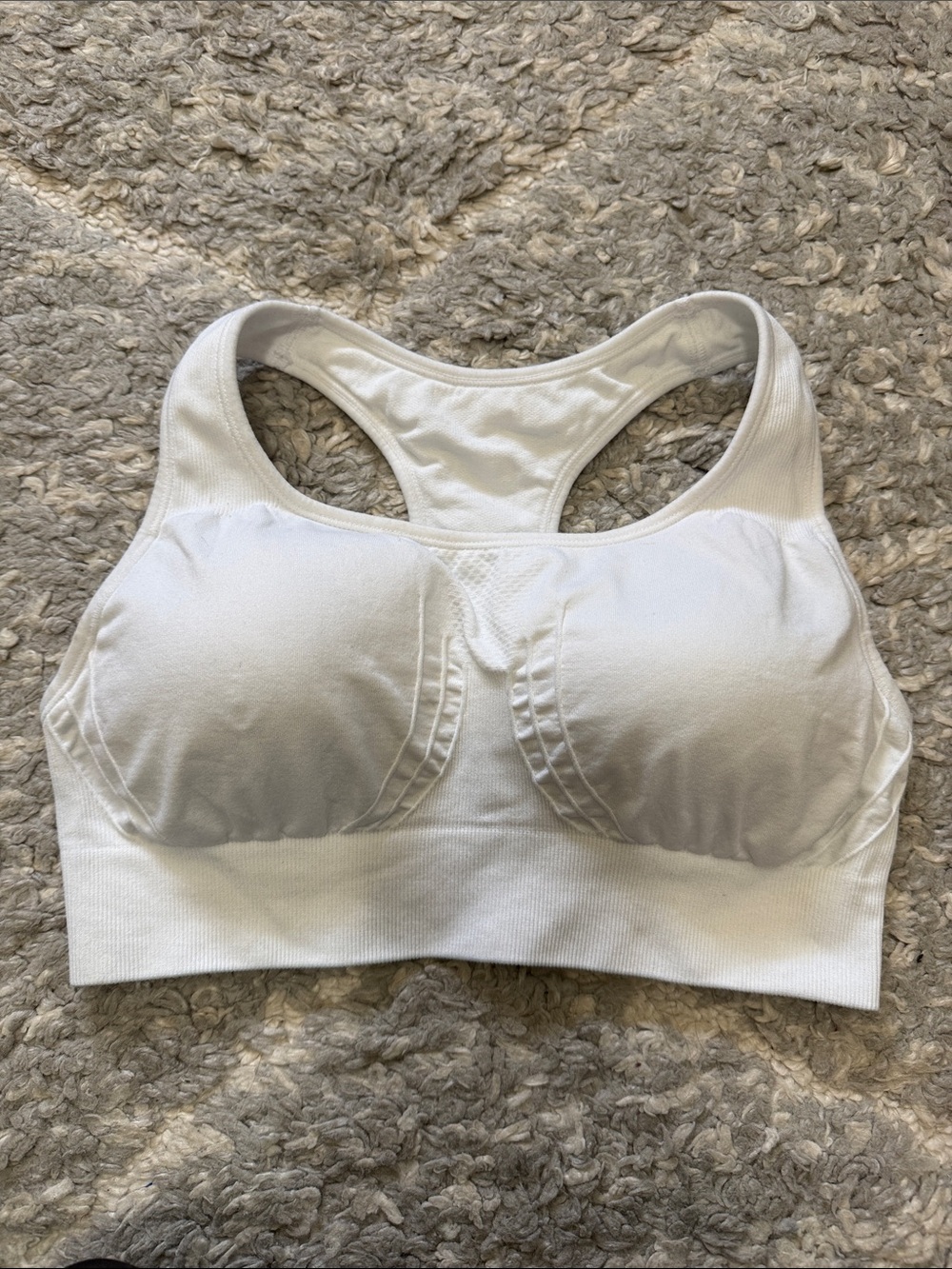 Underoutfit Large White Sports Bra